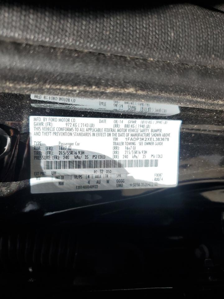 2014 FORD FOCUS SE photo 12