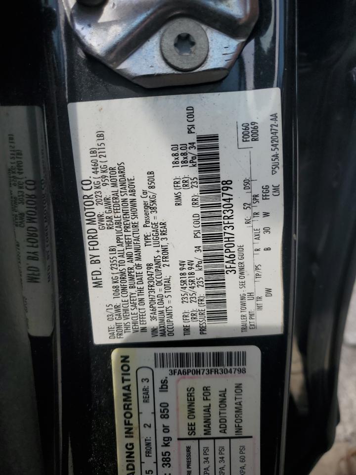 2015 FORD FUSION photo 34