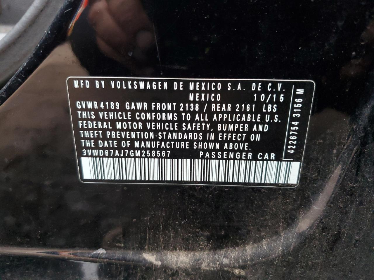 2016 VOLKSWAGEN JETTA SE photo 23