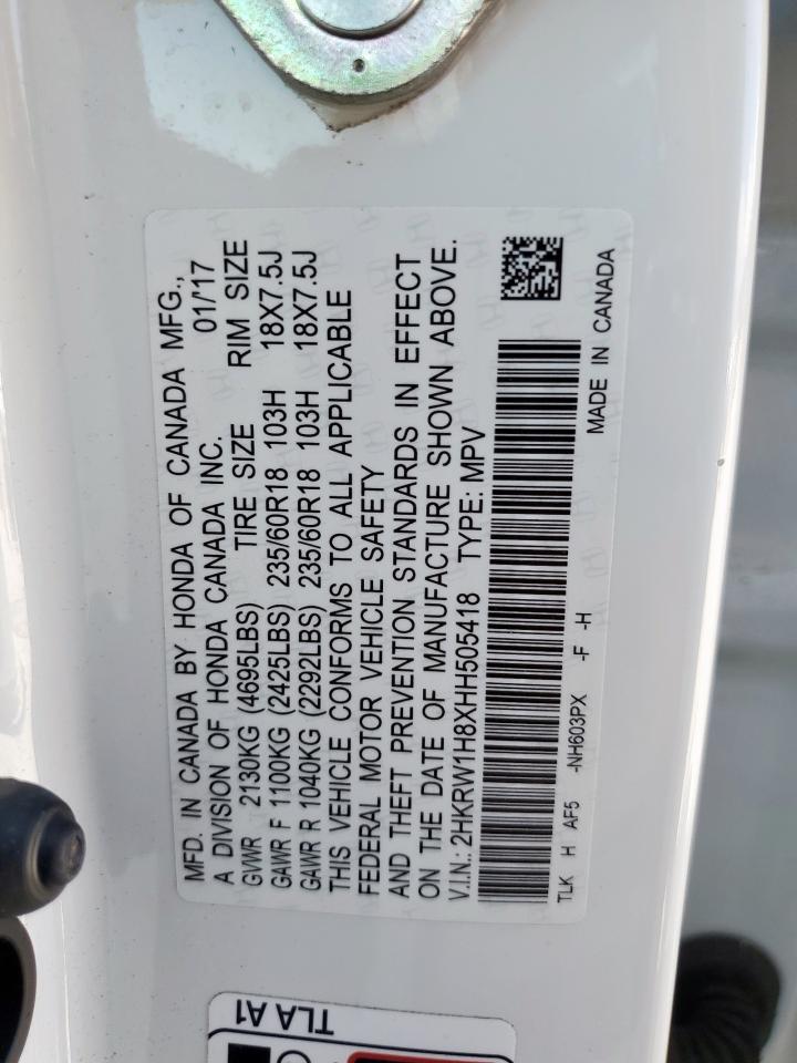 2017 HONDA CR-V EXL photo 40
