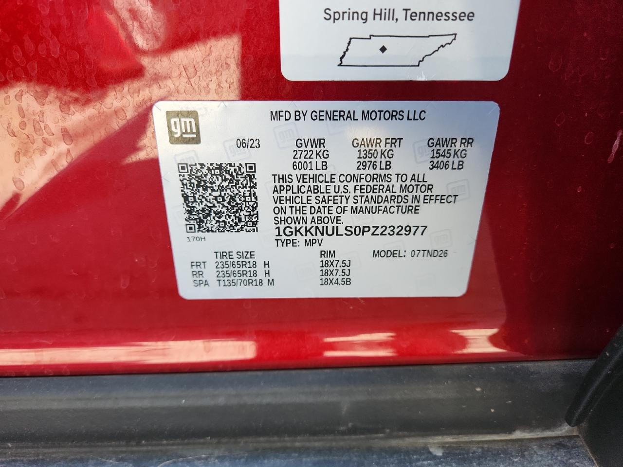 2023 GMC ACADIA SLT photo 13