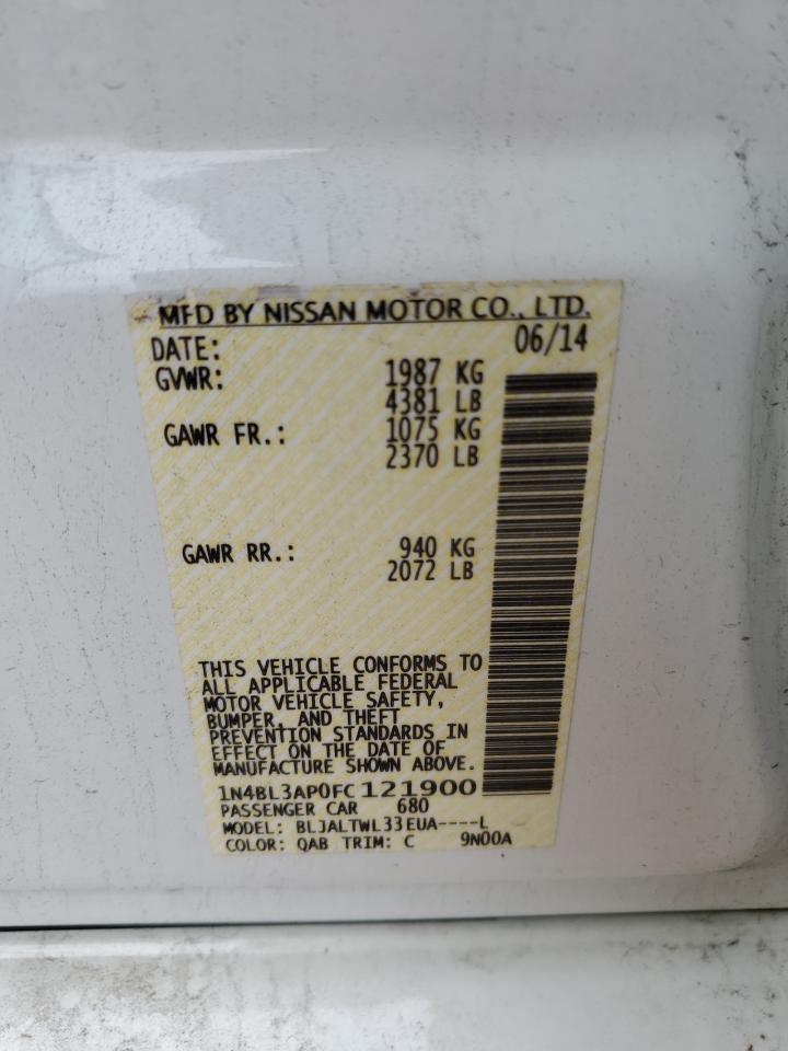 2015 NISSAN ALTIMA 3.5S photo 37