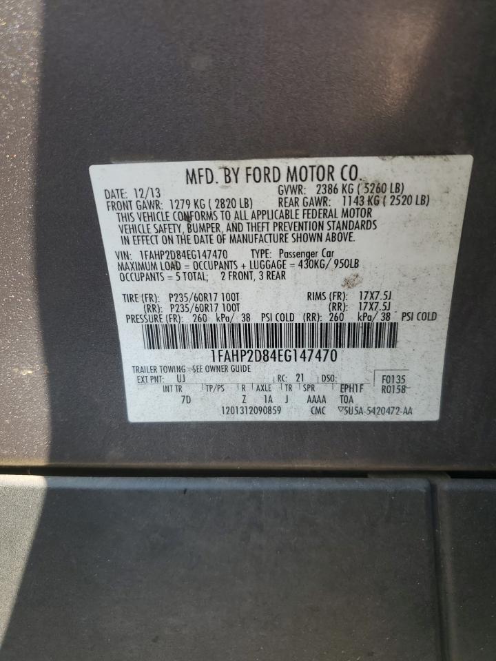 2014 FORD TAURUS SE photo 23