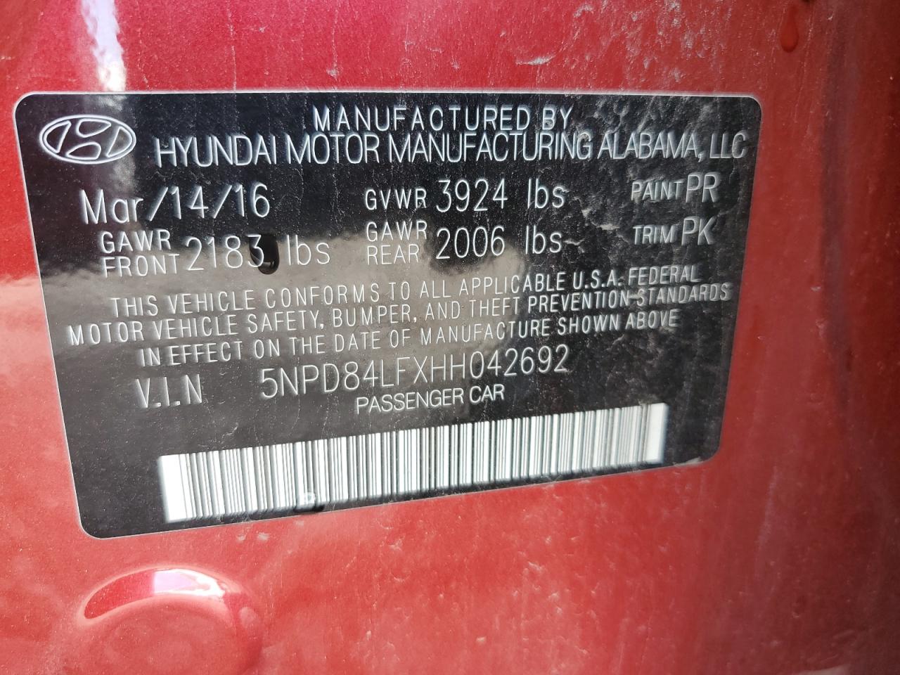 2017 HYUNDAI ELANTRA SE photo 12