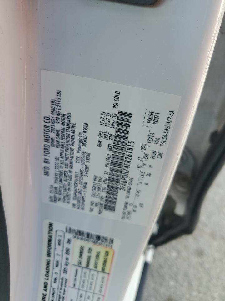 2014 FORD FUSION SE photo 12