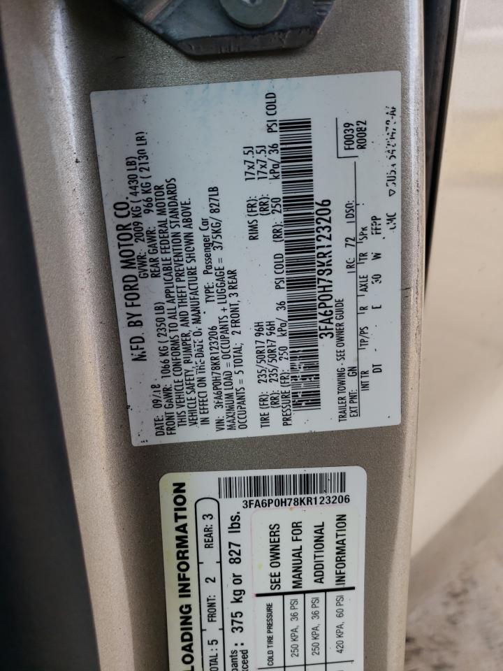 2019 FORD FUSION SE photo 23