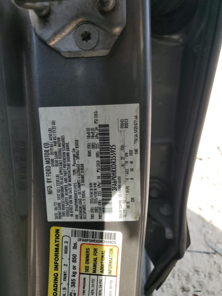 2013 FORD FUSION SE photo 67