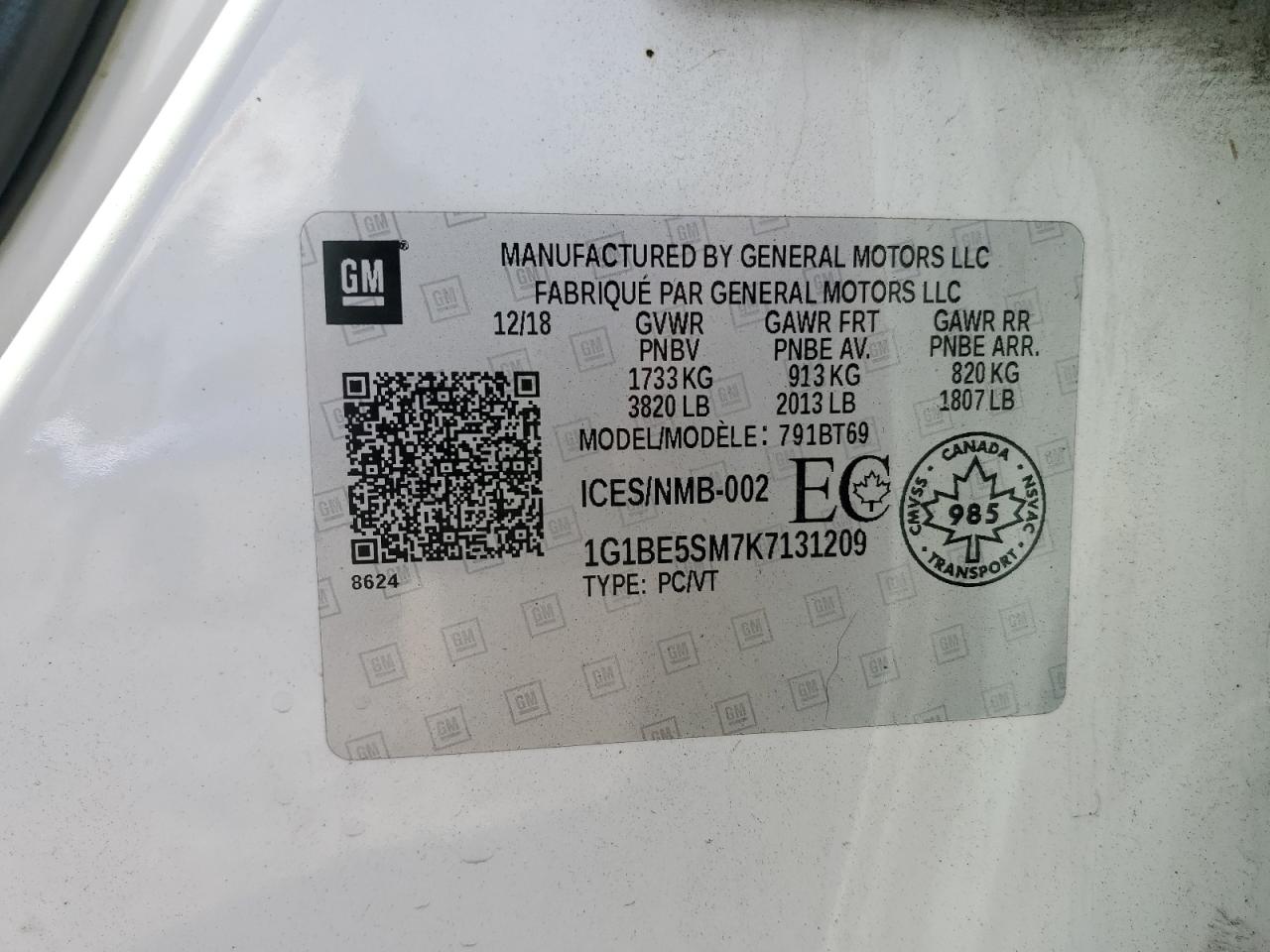 2019 CHEVROLET CRUZE LT photo 34