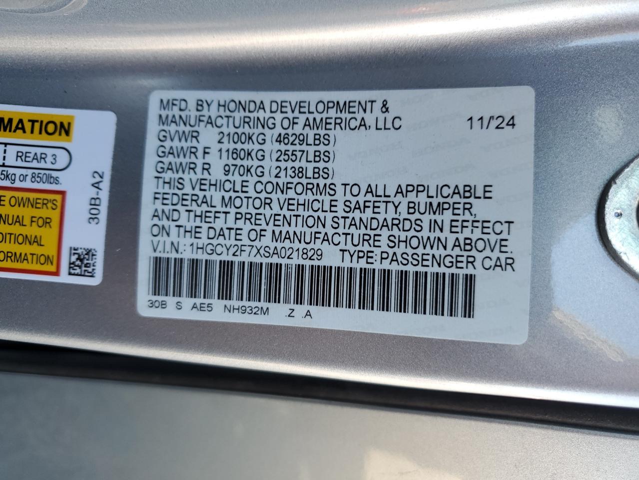 2025 HONDA ACCORD HYBRID SPORT-L photo 12