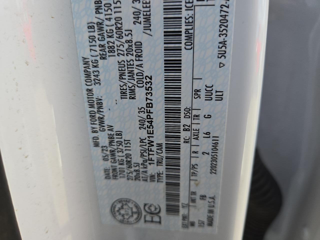 2023 FORD F150 SUPERCREW photo 25