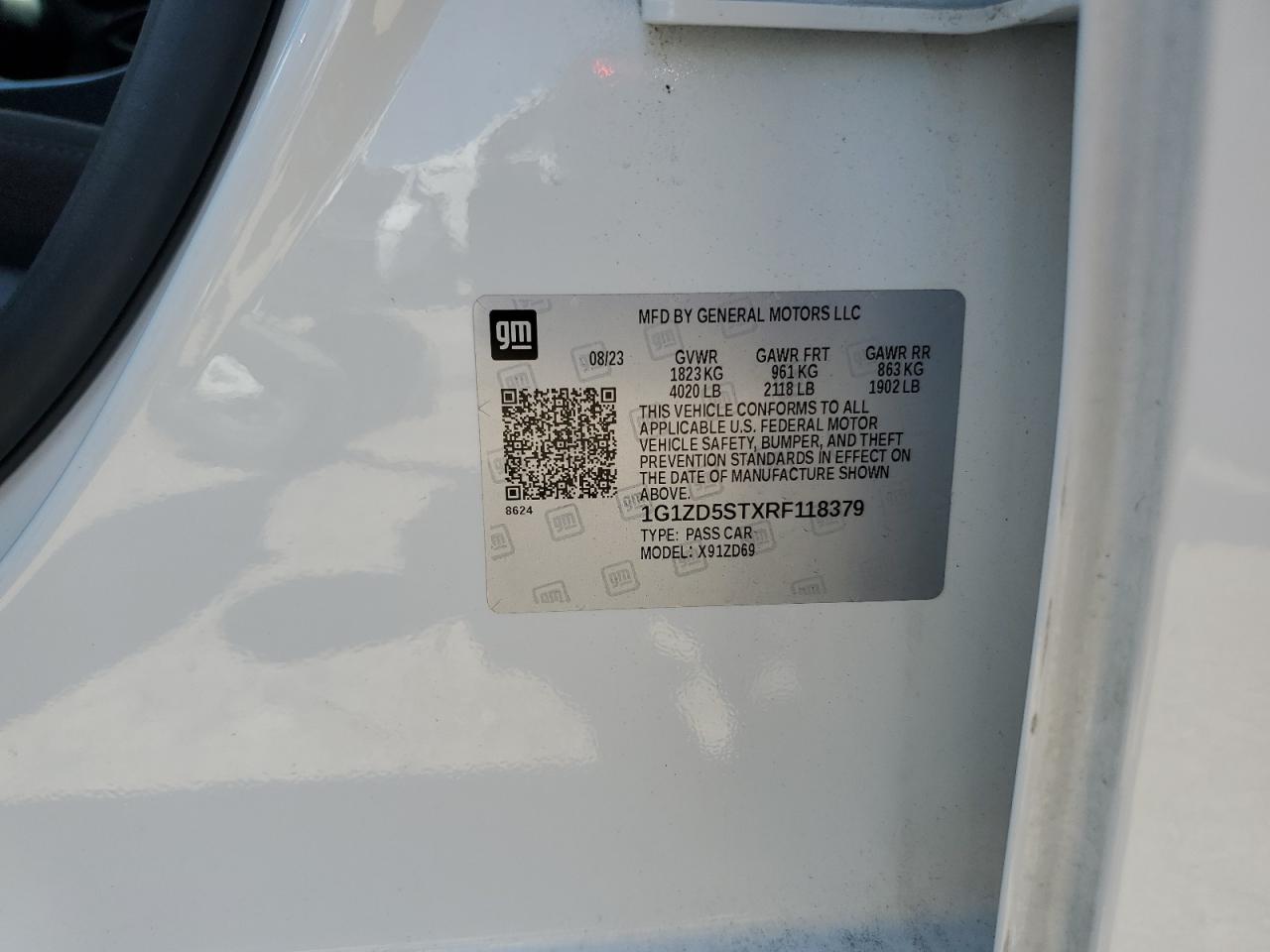 2024 CHEVROLET MALIBU LT photo 12