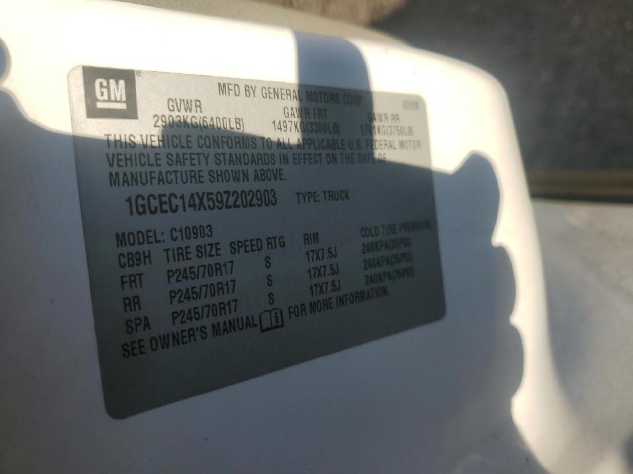2009 CHEVROLET SILVERADO C1500 photo 13