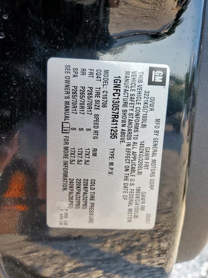 2007 CHEVROLET TAHOE C1500 photo 27
