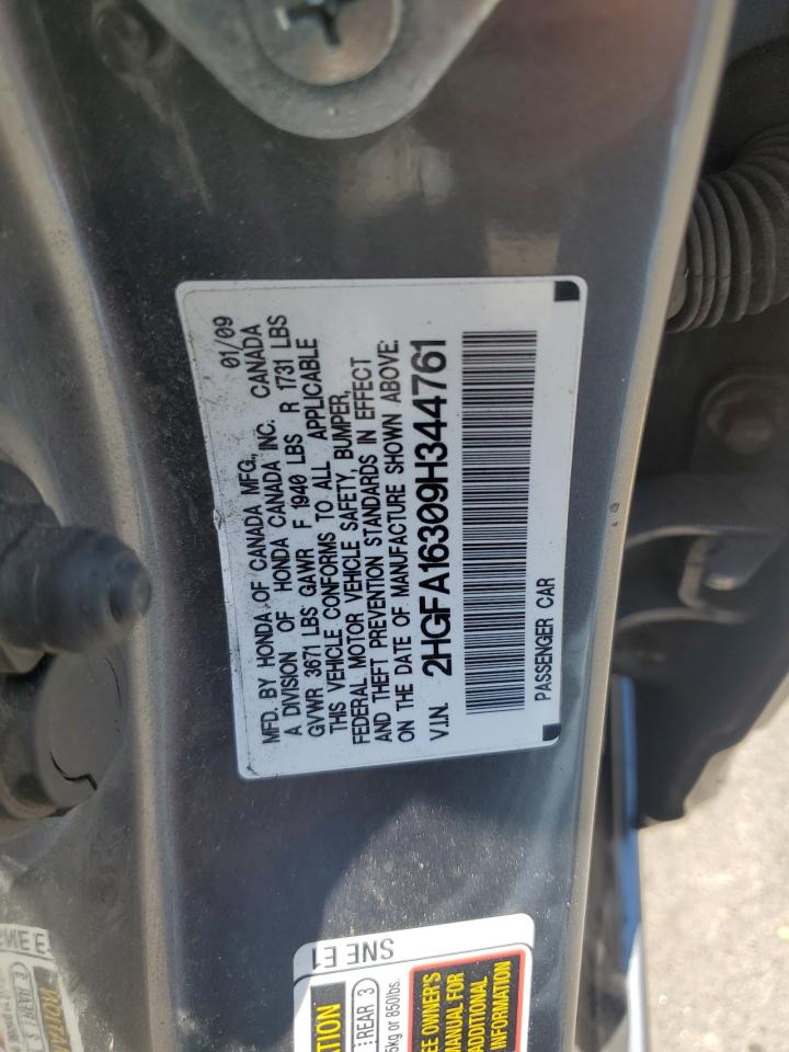 2009 HONDA CIVIC VP photo 23