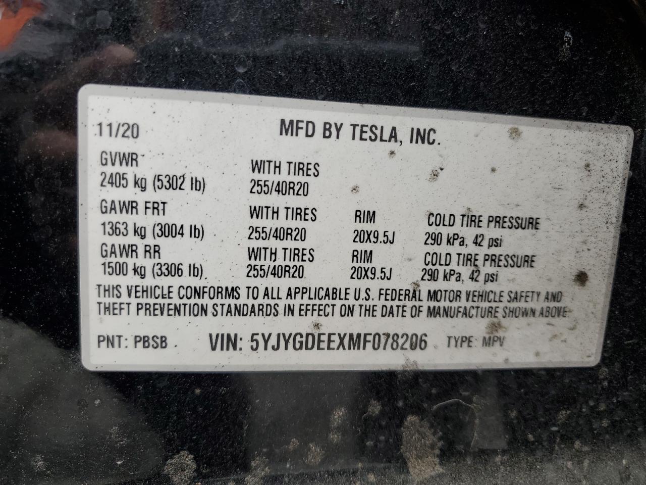 2021 TESLA MODEL Y photo 37
