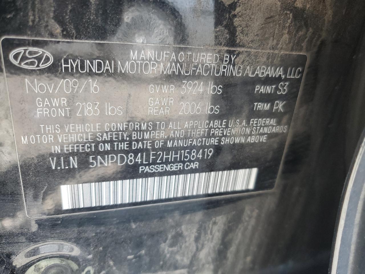 2017 HYUNDAI ELANTRA SE photo 23