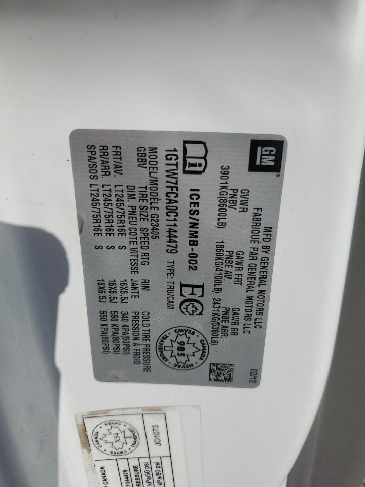2012 GMC SAVANA G2500 photo 25