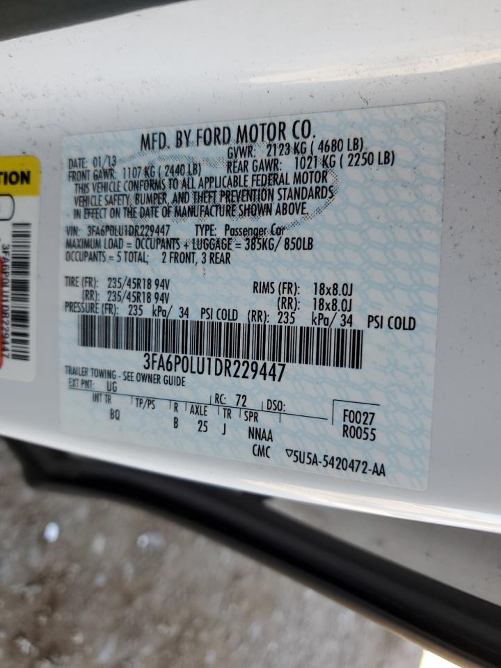 2013 FORD FUSION SE HYBRID photo 12