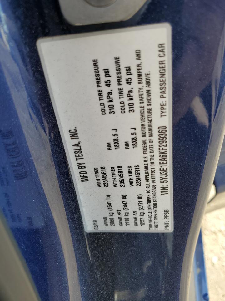 2019 TESLA MODEL 3 photo 23