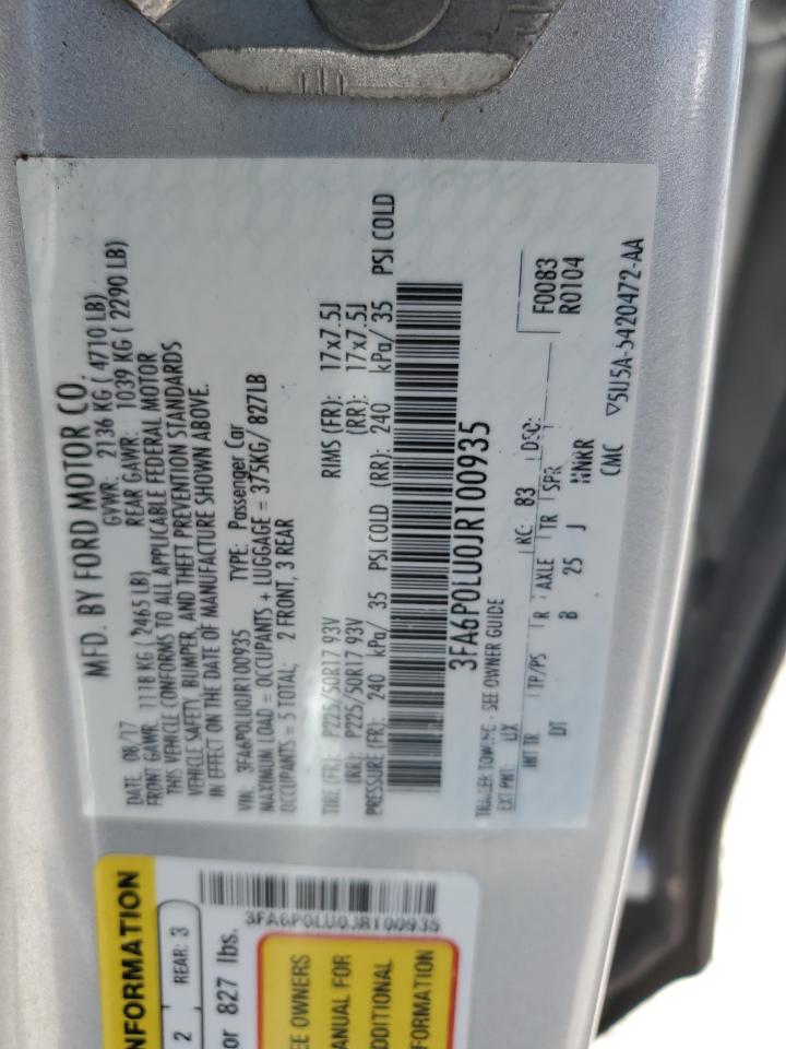 2018 FORD FUSION SE HYBRID photo 23