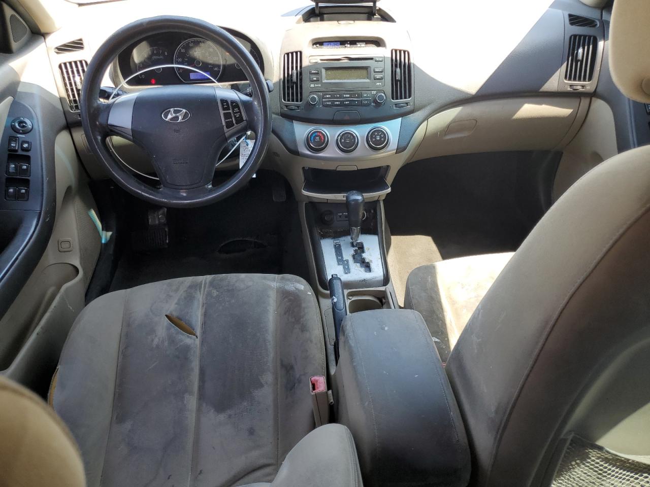 2010 HYUNDAI ELANTRA BLUE photo 8