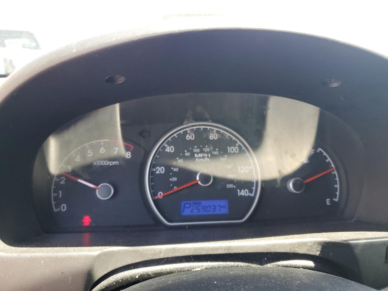 2010 HYUNDAI ELANTRA BLUE photo 9