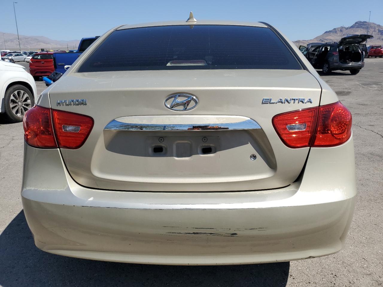 2010 HYUNDAI ELANTRA BLUE photo 6