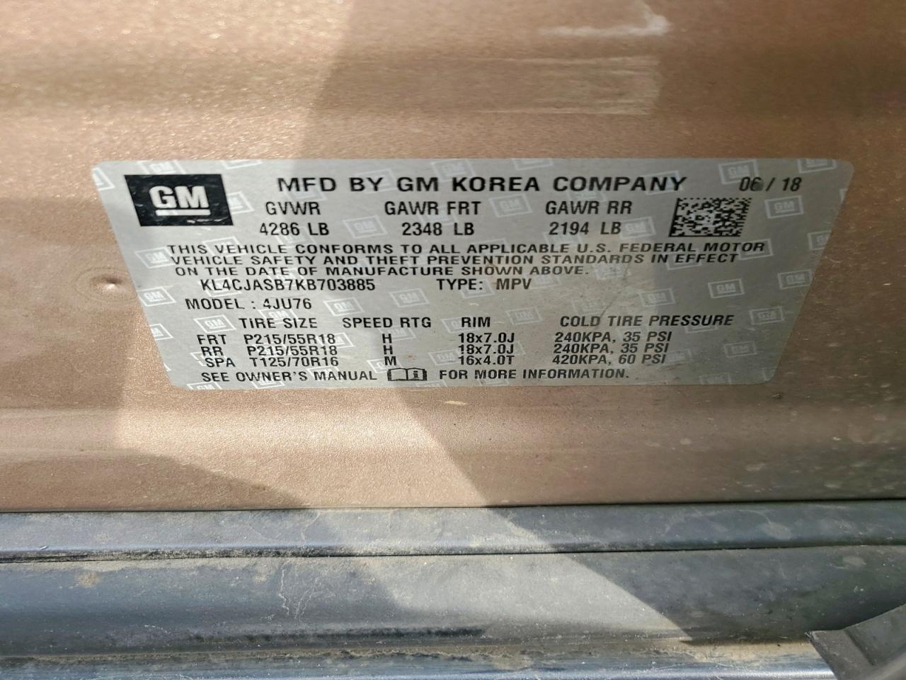 2019 BUICK ENCORE PREFERRED photo 13