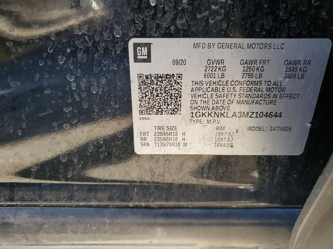2021 GMC ACADIA SLE photo 13