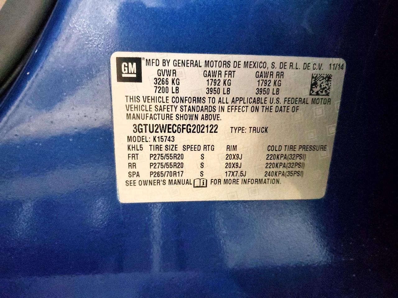 2015 GMC SIERRA K1500 DENALI photo 23