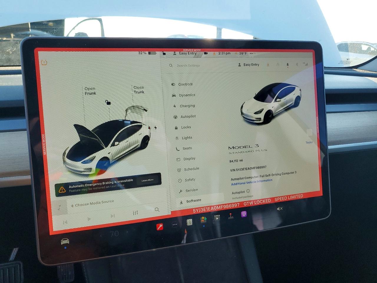 2021 TESLA MODEL 3 photo 9