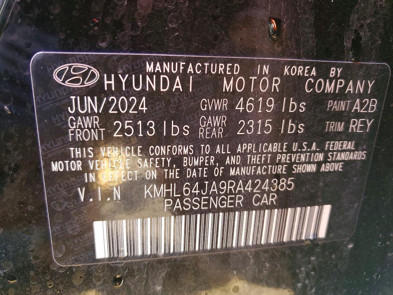 2024 HYUNDAI SONATA SEL photo 23