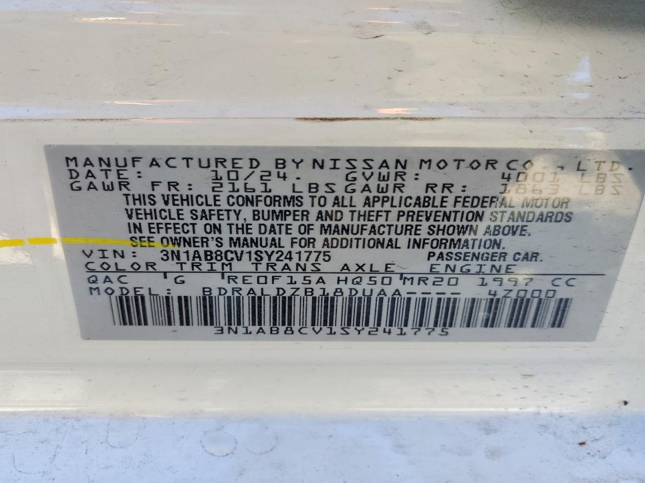 2025 NISSAN SENTRA SV photo 34