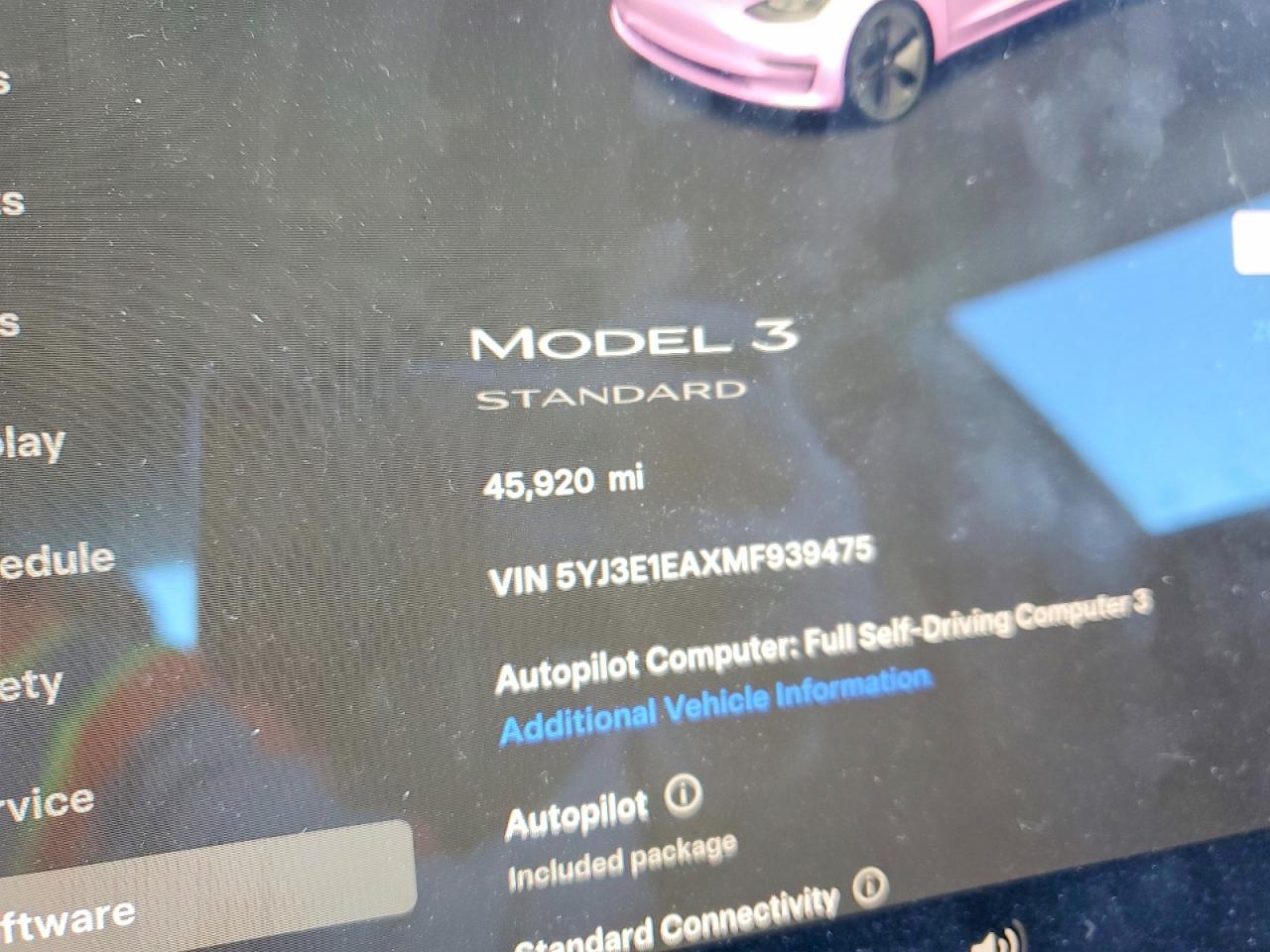2021 TESLA MODEL 3 photo 17