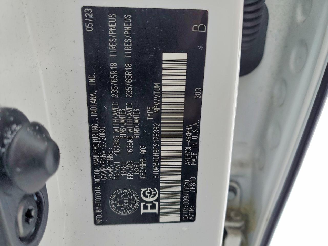 2023 TOYOTA HIGHLANDER HYBRID XLE photo 14