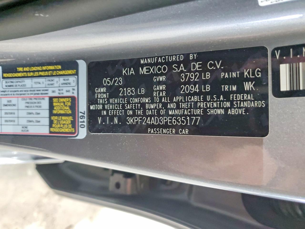 2023 KIA FORTE LXS photo 23