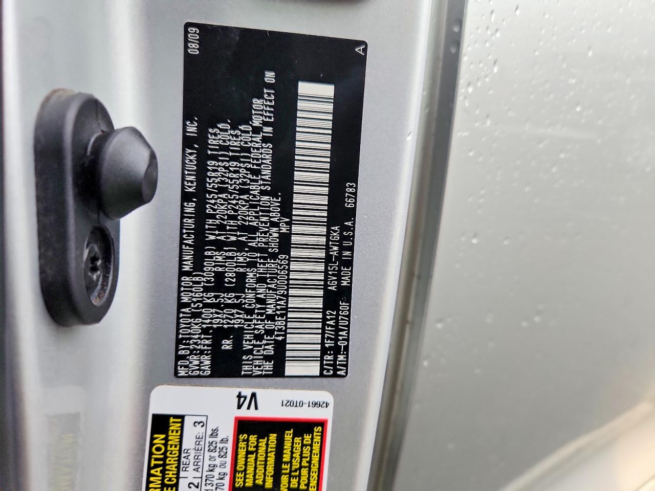 2009 TOYOTA VENZA photo 13
