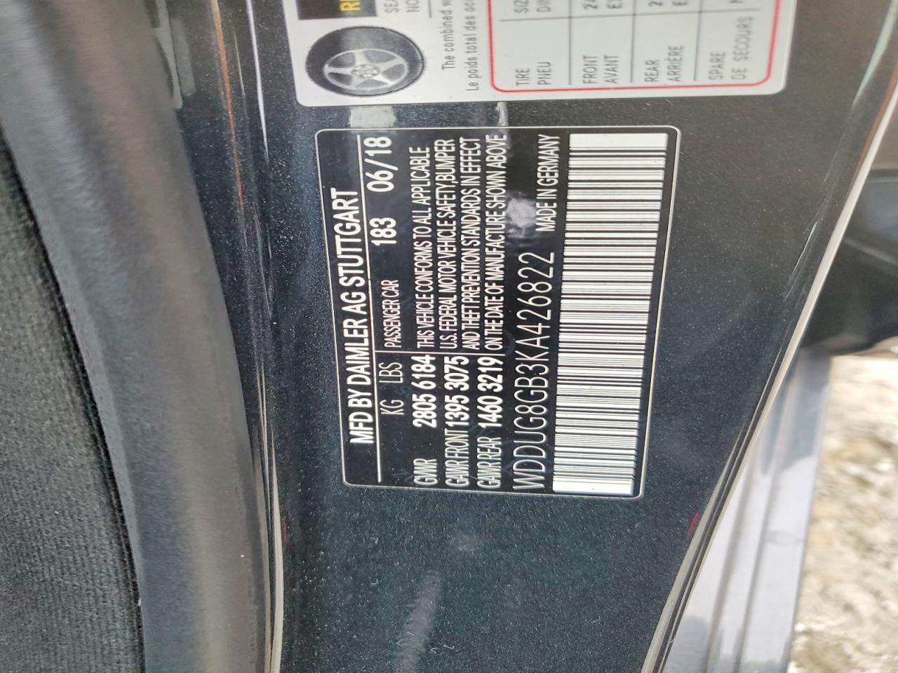 2019 MERCEDES-BENZ S 560 4MATIC photo 12