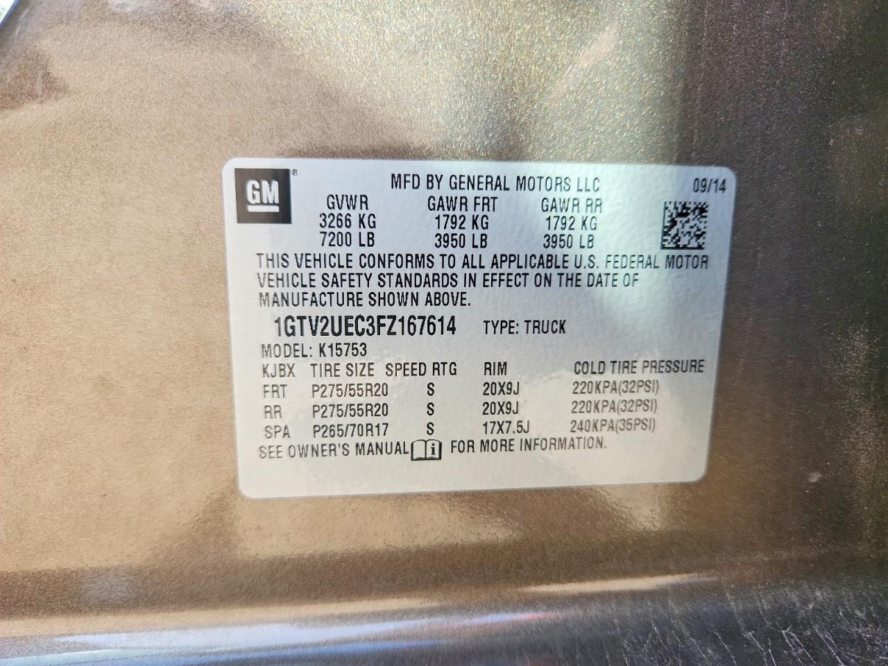 2015 GMC SIERRA K1500 SLE photo 23