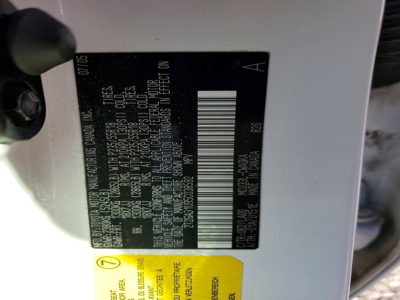 2005 LEXUS RX 330 photo 13