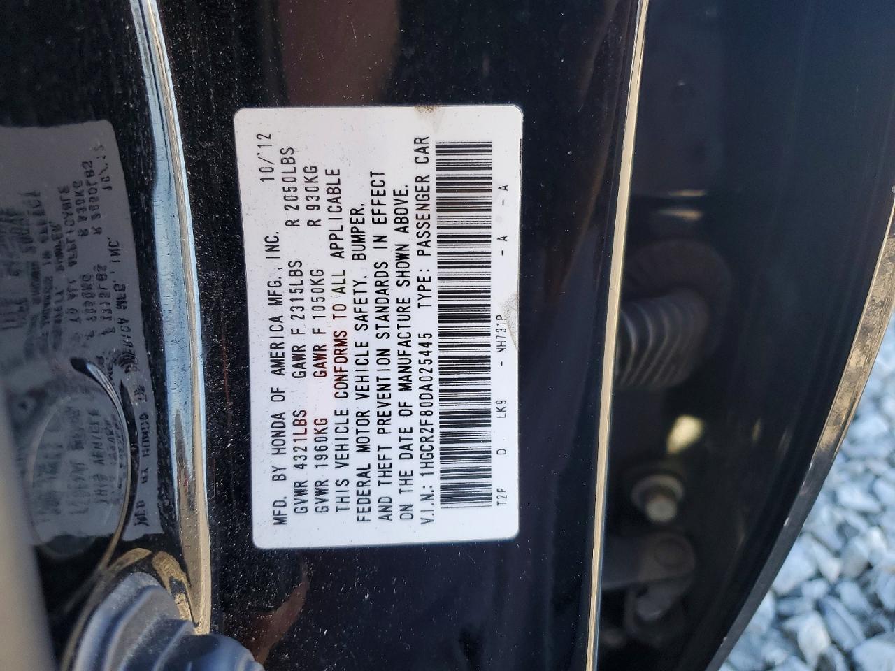2013 HONDA ACCORD EXL photo 23