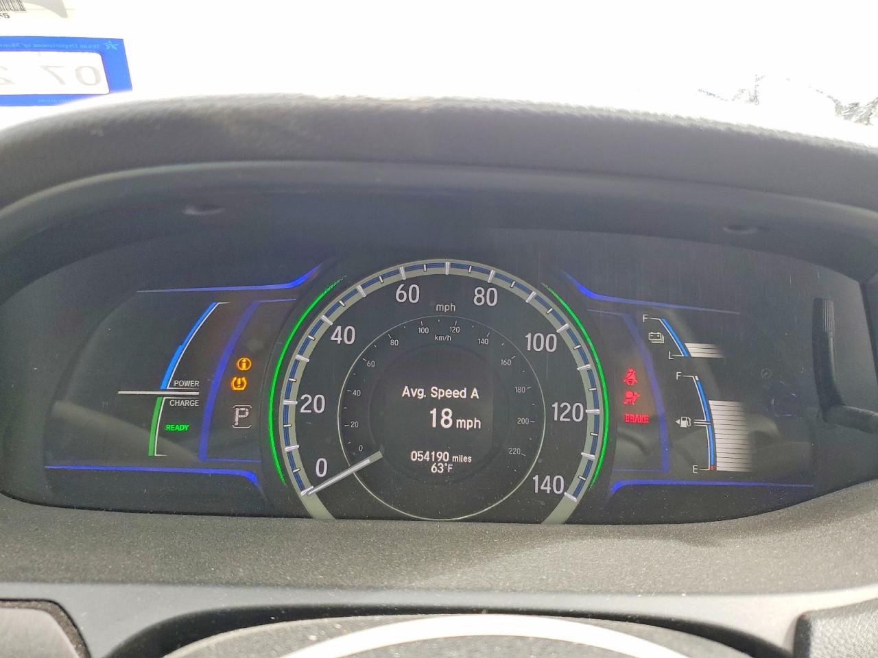 2014 HONDA ACCORD HYBRID photo 9