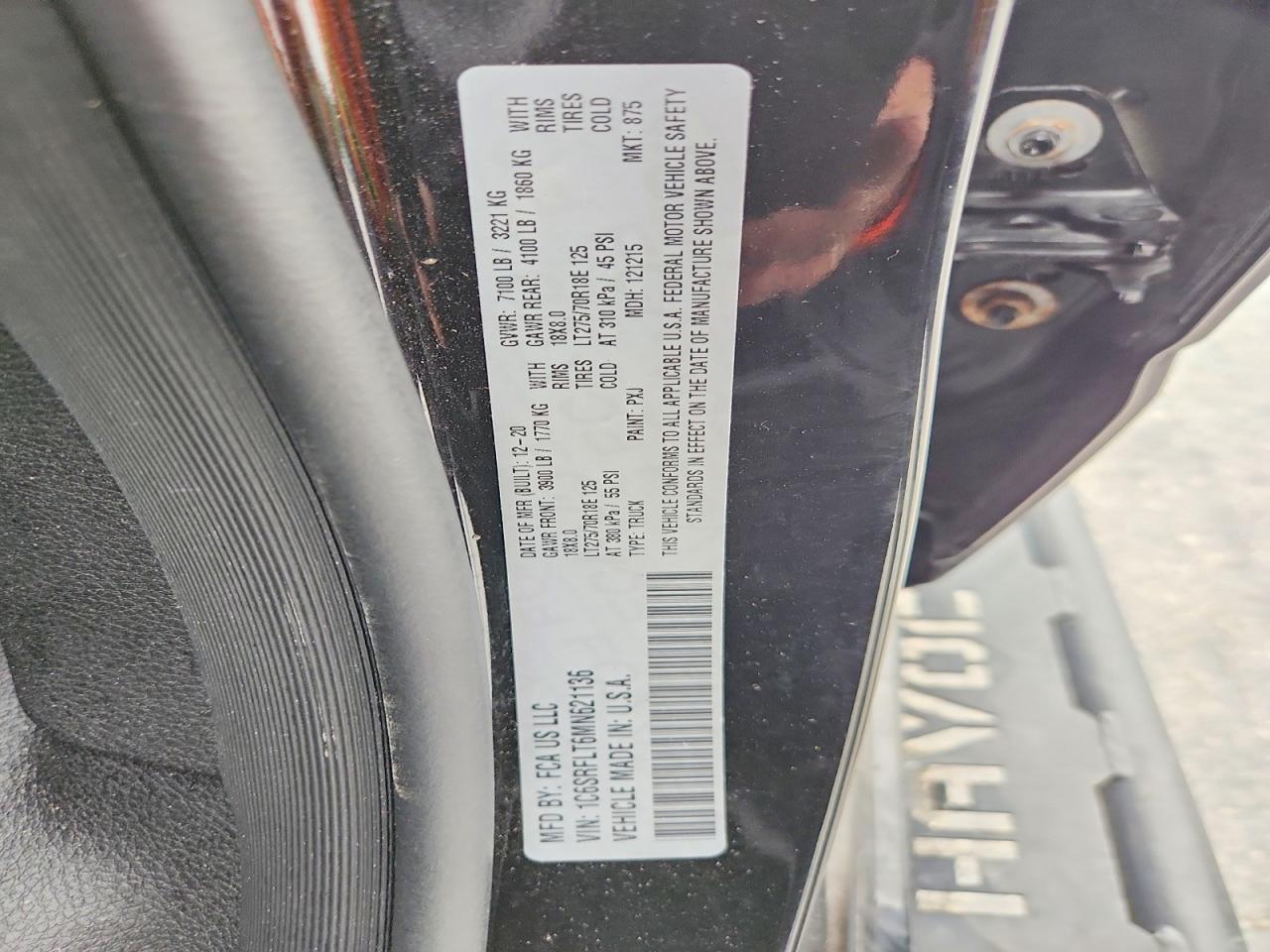 2021 RAM 1500 REBEL photo 13