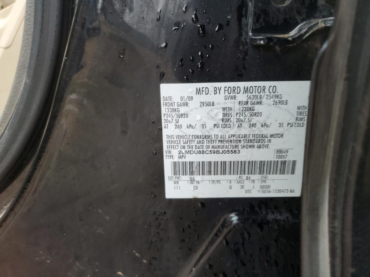 2009 LINCOLN MKX photo 37
