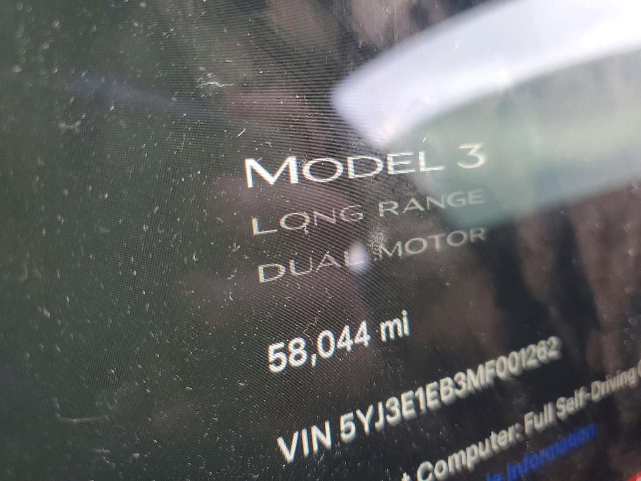 2021 TESLA MODEL 3 photo 9