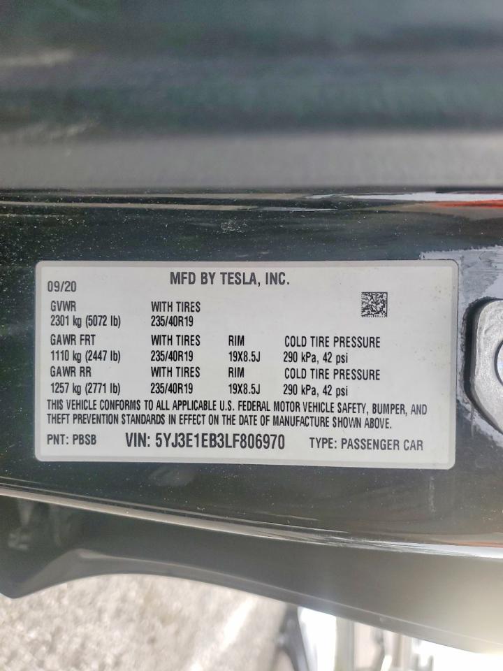 2020 TESLA MODEL 3 photo 25
