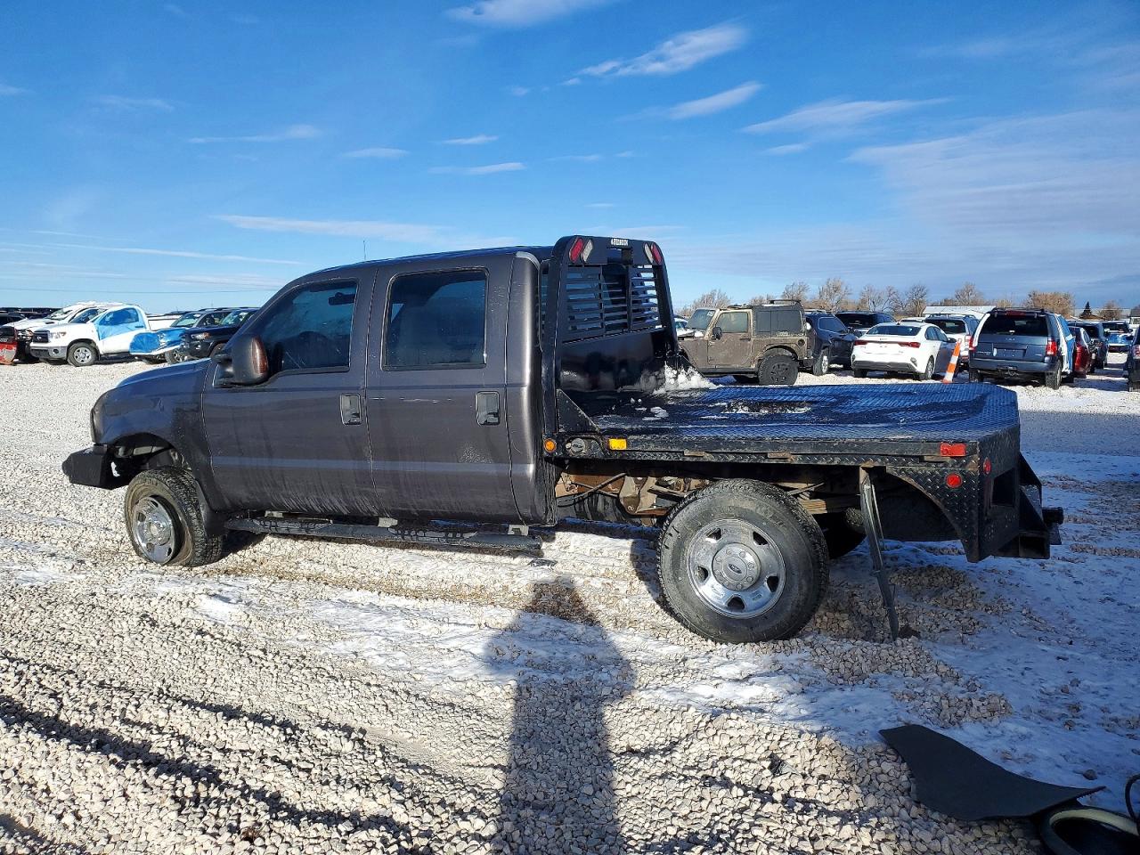 2006 FORD F250 SUPER DUTY FLATBED TRUCK photo 3