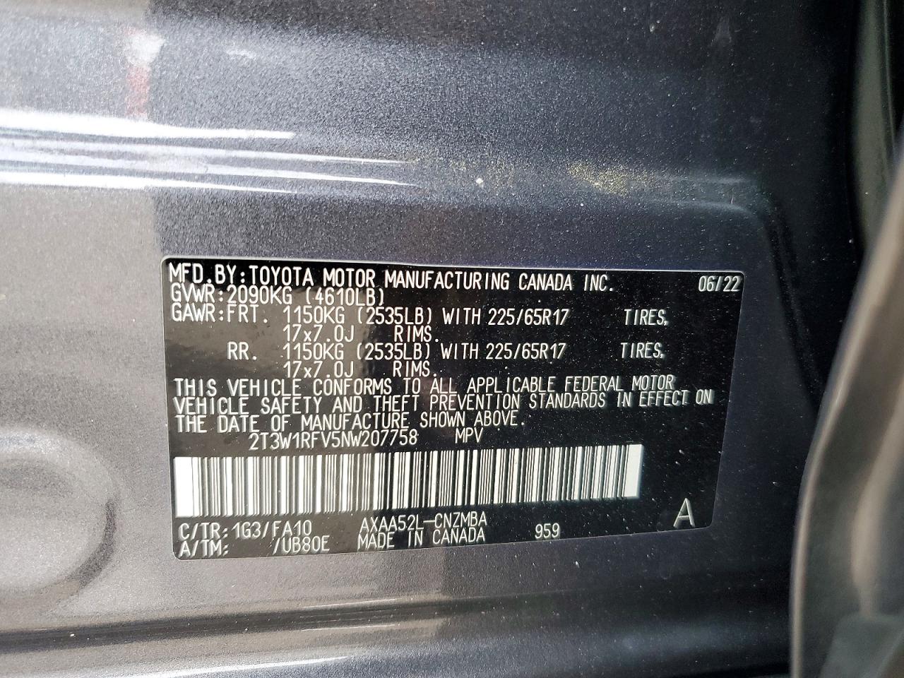 2022 TOYOTA RAV4 XLE photo 25