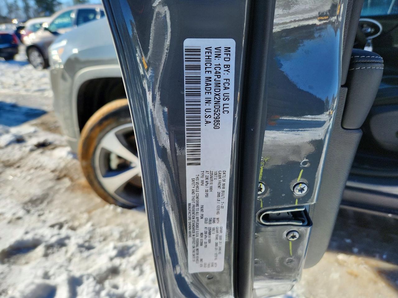 2022 JEEP CHEROKEE LIMITED photo 23