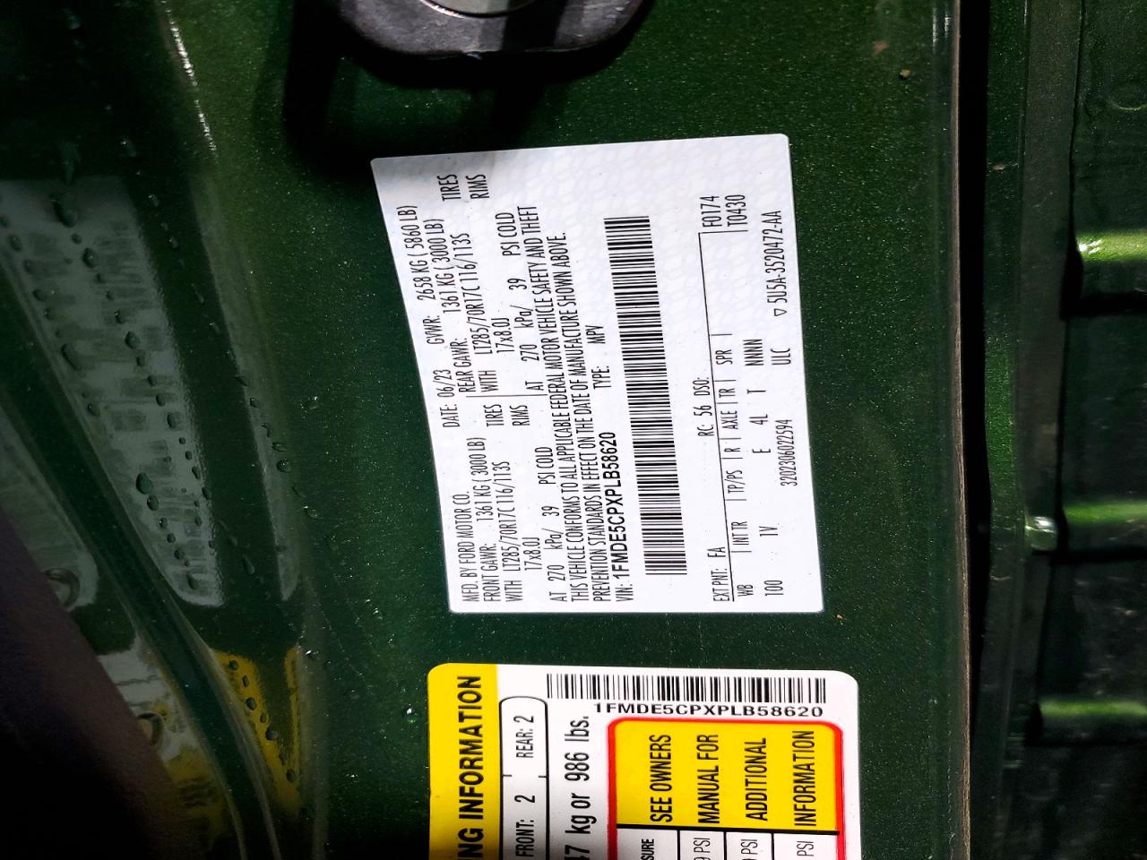 2023 FORD BRONCO BASE photo 34